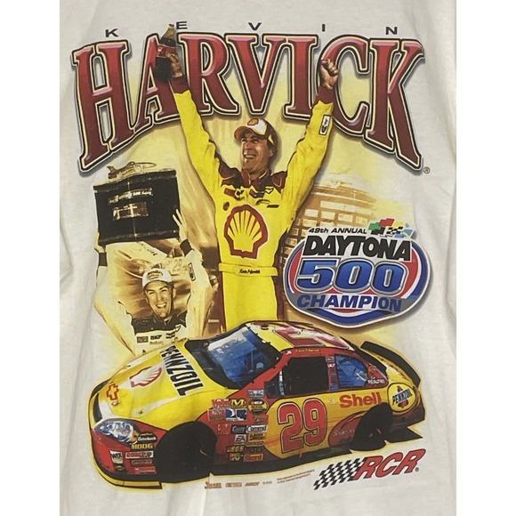 Chase 54 Other - NEW Vintage NASCAR Shirt LKevin Harvick #29 RCR Winning Tradition Daytona 500